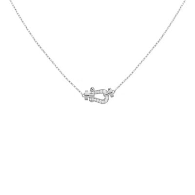 FRED FORCE 10 NECKLACE SMALL MODEL WHITE GOLD 7B0281